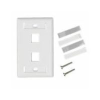 PLACA PARA PARED DE 2 PUERTOS BELDEN