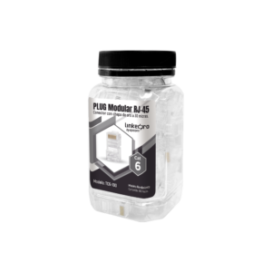 PLUG MODULAR RJ45 CAT6A SIN BLINDAJE, 100PZAS LINKED-PRO