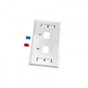 PLACA PARA PARED DE 2 PUERTOS LINKED-PRO